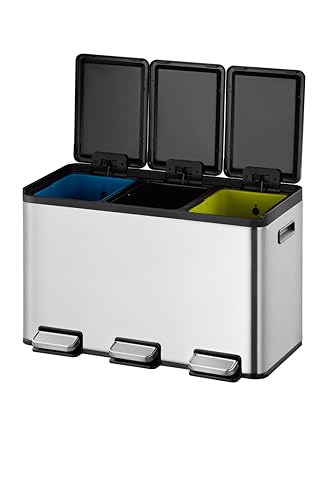 EKO | Cubo de Basura Reciclable Cocina 10L+10L+10L