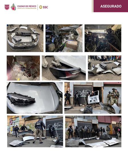 Operativo Cdmx Autopartes Robadas