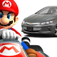 Cosas absurdas que molan mil, como usar un Chevrolet Volt para jugar al Mario Kart