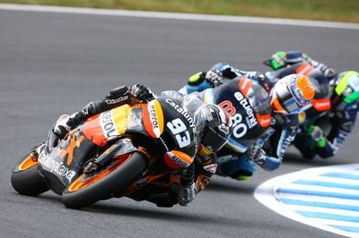 Las Moto2 estrenaron sus nuevos neumáticos delanteros