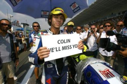 Valentino Rossi recuerda a su gran amigo Colin McRae