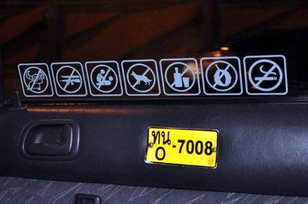 Prohibido el sexo en los taxis de Bangkok (entre otras cosas)