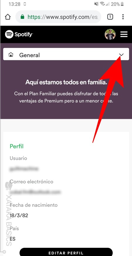 Cómo canjear mi tarjeta de regalo SPOTIFY PREMIUM en mi móvil o PC? 