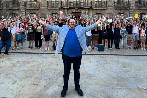 He conocido a Brandon Sanderson tras ser fan suyo durante años, pero sólo he podido hacerle una única pregunta