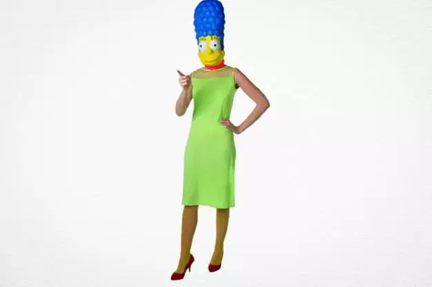 Disfraz de Marge Simpson adulta