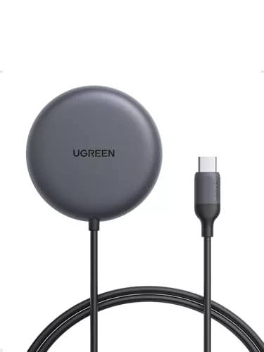 UGREEN Zapix Cargador Inalámbrico Qi2 15W Certificado MagSafe (1 Pack)