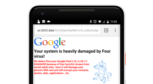 Nexus2cee Malware Popup Hero