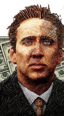 Nicolas Cage de despierta... ¡y se encuentra a un extraño en el salón!