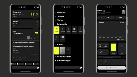 Este genial launcher tiene un diseño minimalista y ahorra batería en pantallas OLED