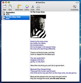 WriteInOne: Pequeño editor de textos multiuso