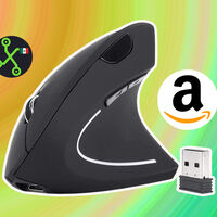 Este mouse vertical va contra los dolores de muñeca y hasta te ahorra el gasto de pilas: solo 199 pesos