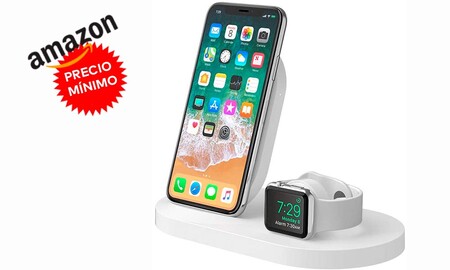 Chollazo: cargar tu iPhone y tu Apple Watch cada noche sale baratísimo con la Belkin Boost Up a su precio más bajo en Amazon, por unos 67 euros de risa