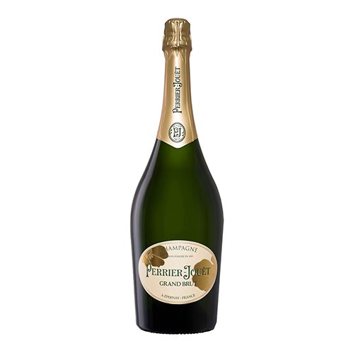 Estuche champagne Gran Brut Perrier-Jouët.