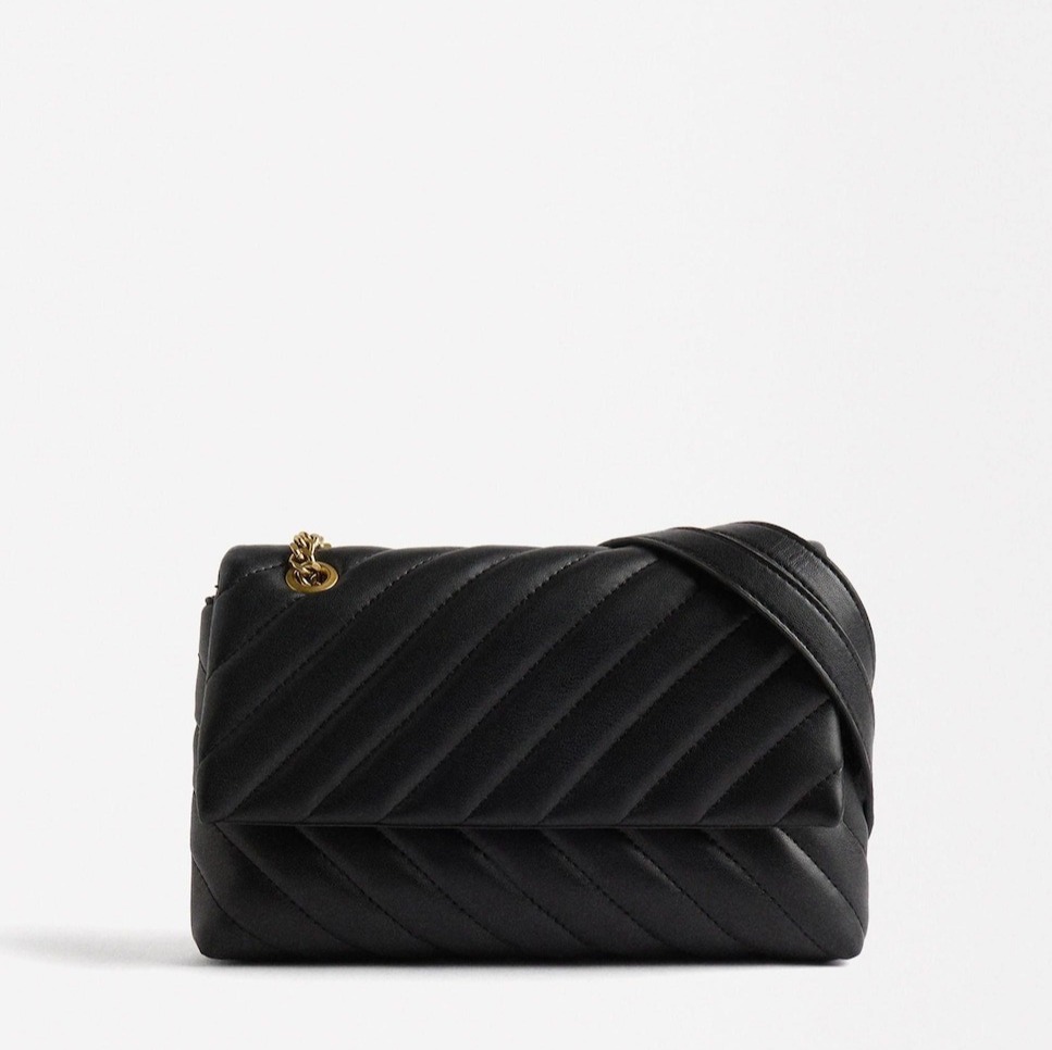 Parfois - Bolso de hombro multiposici�n acolchado con cierre imantado.