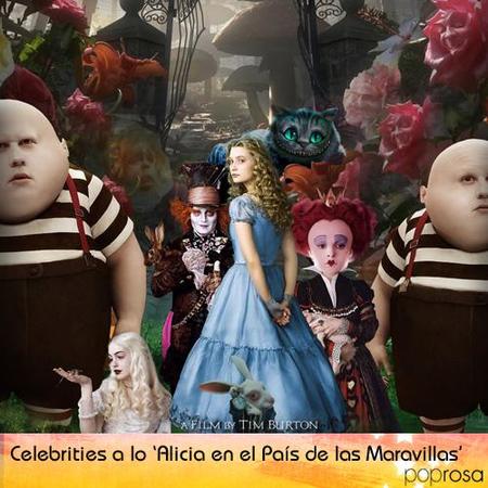 Las celebrities a lo 'Alicia en el País de las Maravillas'
