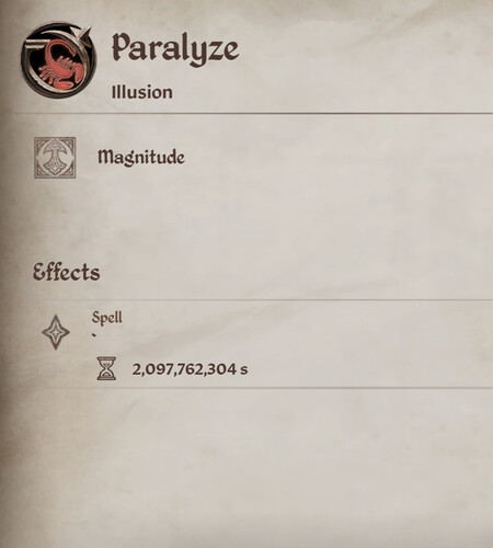 Hechizo De Paralisis Oblivion Copia