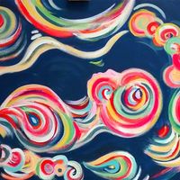 Una madre convierte las ecografías en preciosas pinturas abstractas