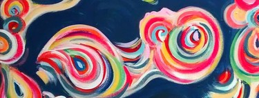 Una madre convierte las ecografías en preciosas pinturas abstractas