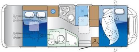 Autocaravana Garaje Distribución