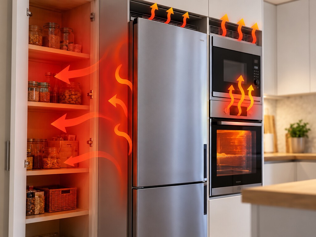 Encastrar el frigorífico y el horno queda muy bonito. El problema viene después y casi nadie te avisa