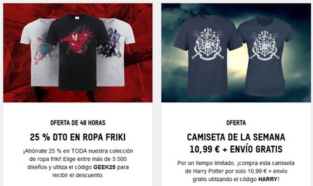 Ofertas en camisetas frikis en Zavvi: estrena este verano ahorrando de varios modos