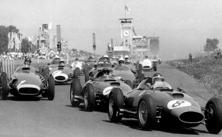 Salida GP Alemania Fórmula 1 1957
