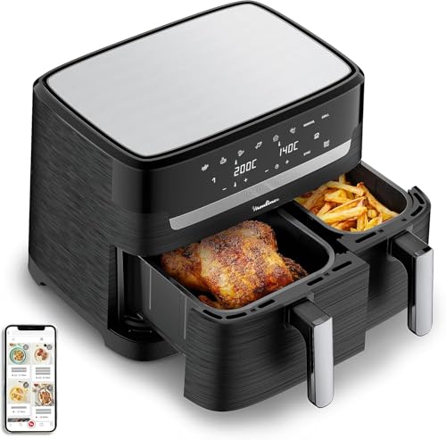 Moulinex Dual Easy Fry 8,3 L – Freidora de aire dual