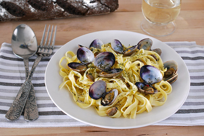 Receta de Tagliatelle alle vongole