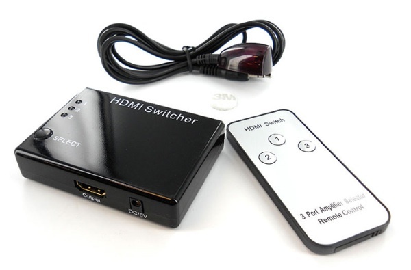 Conmutador HDMI remoto