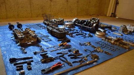 Así se rearma el motor de una Kawasaki KZ750E