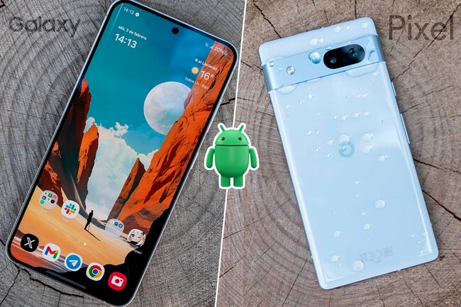 Samsung Galaxy y Google Pixel