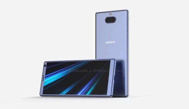 Sony Xperia XA3, render