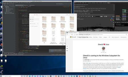 La frontera se difumina: Windows 10 ya ejecuta apps gráficas para Linux (y con aceleración 3D, acceso al audio del sistema...)