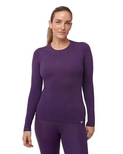 DANISH ENDURANCE Camiseta Lana Merino Mujer, Camiseta Térmica Manga Larga, Ropa Térmica Mujer