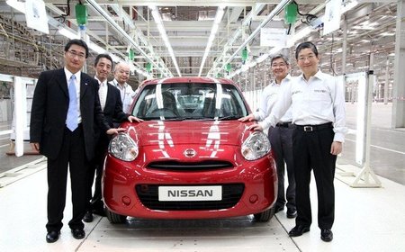 Produccion del Nissan Micra