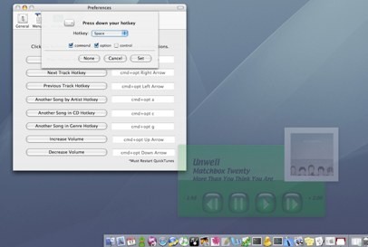 QuickTunes, otro control remoto para iTunes