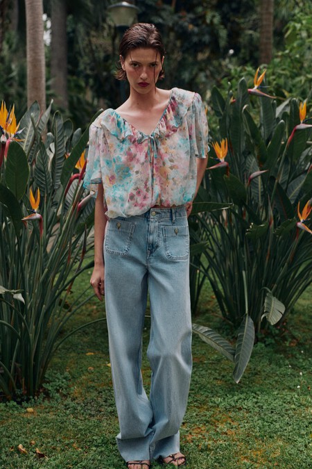 blusa estampada
