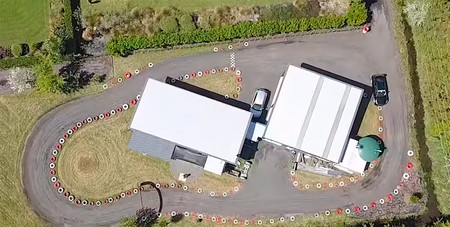 Se construye un circuito de drift... ¡en el jardín de su casa!