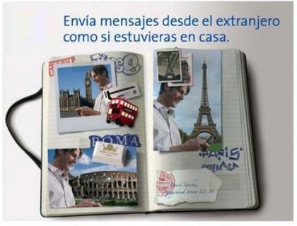 Envía mensajes desde el extranjero por 15 céntimos, con Movistar