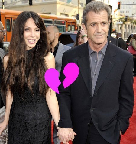 ¡Mel Gibson y Oksana Grigorieva han roto!