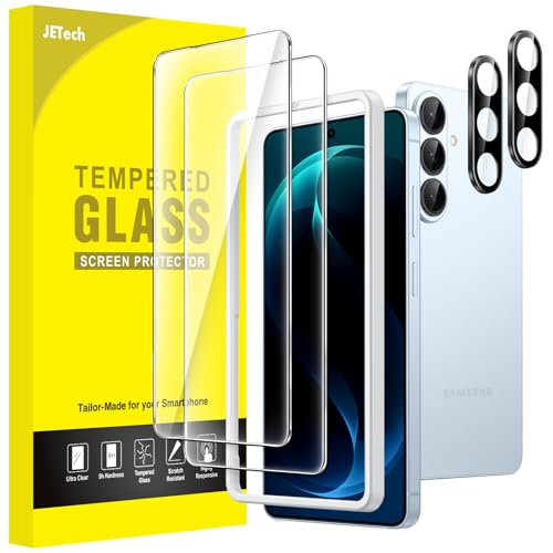 JETech Protector Pantalla para Samsung Galaxy S26, 2+2 Unidades