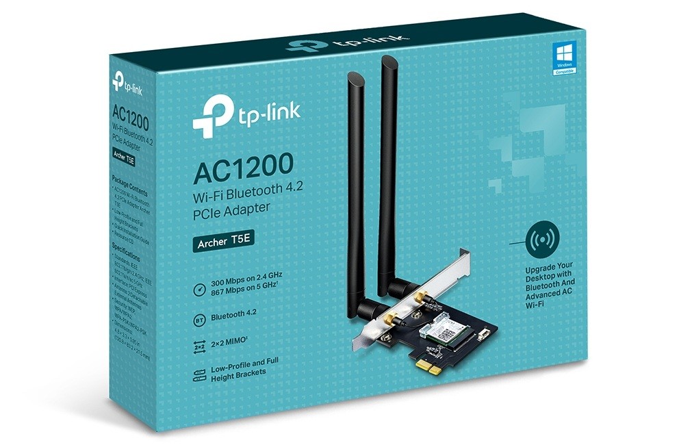 TP-Link presenta el Archer T5E, su nuevo adaptador para llevar la conectividad WiFi y Bluetooth a tu ordenador de sobremesa