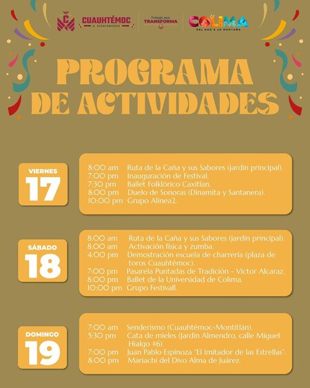 Lánzate al Festival Gastronómico Cultural Caña, Sones y Sabores en Colima: fechas, actividades y todo lo que habrá en esta gran fiesta