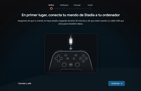 Habilitar Modo Bluetooth Mando Stadia 3