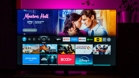 Menu Firetv en el Panasonic Z90B