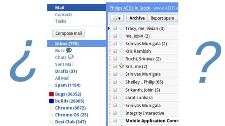 Encontrados rastros de una nueva interfaz para Gmail