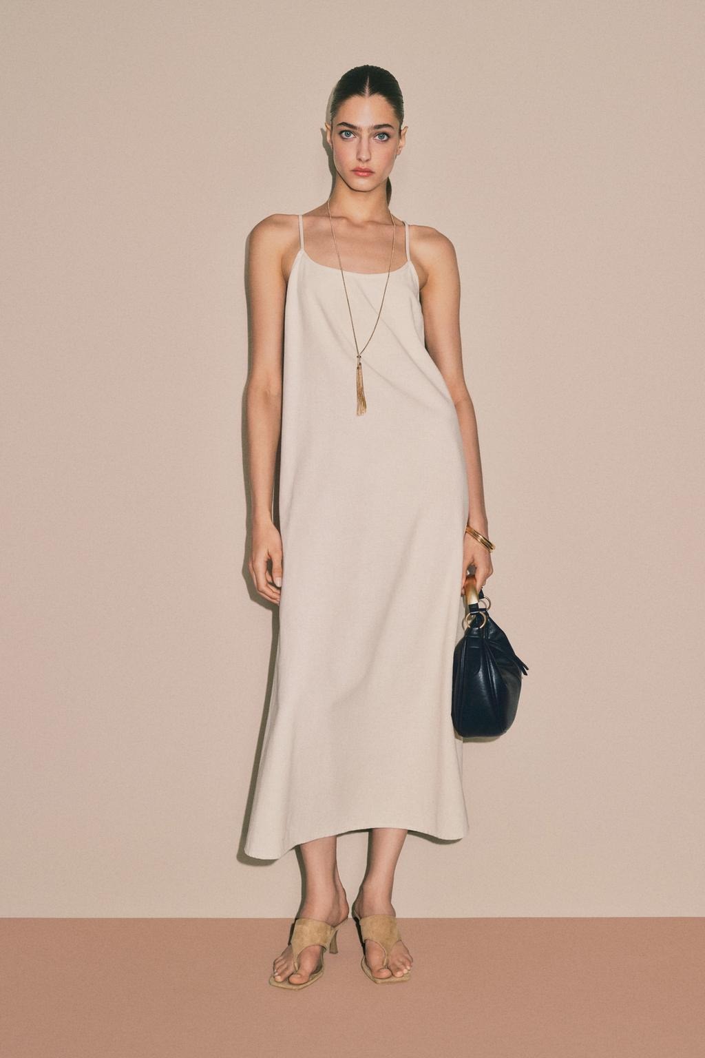 Vestido midi tirantes