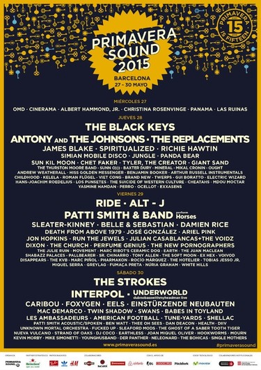 The Black Keys y The Strokes, los grupos estrella del cartel Primavera Sound 2015 