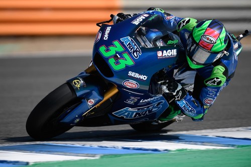 Enea Bastianini sorprende a todos en Jerez para conseguir su primera victoria en Moto2