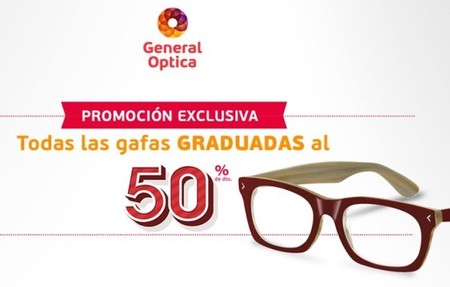 General Óptica ¡Todas las gafas graduadas al 50 %! (Acaba hoy)